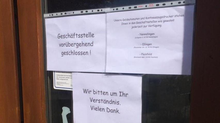 Geldautomat in Ettenstatt aufgebrochen