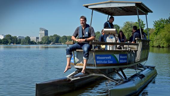 Der Wöhrder See ist eine Herzensprojekt für Markus Söder.
Der Wöhrder See ist eine Herzensprojekt für Markus Söder.