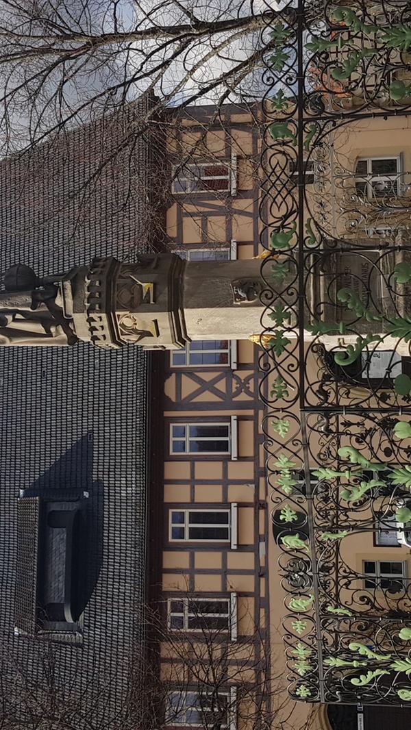 Das Denkmal für Regiomontanus.