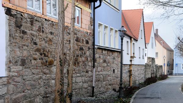 Ein Teil der nördlichen Stadtmauer.