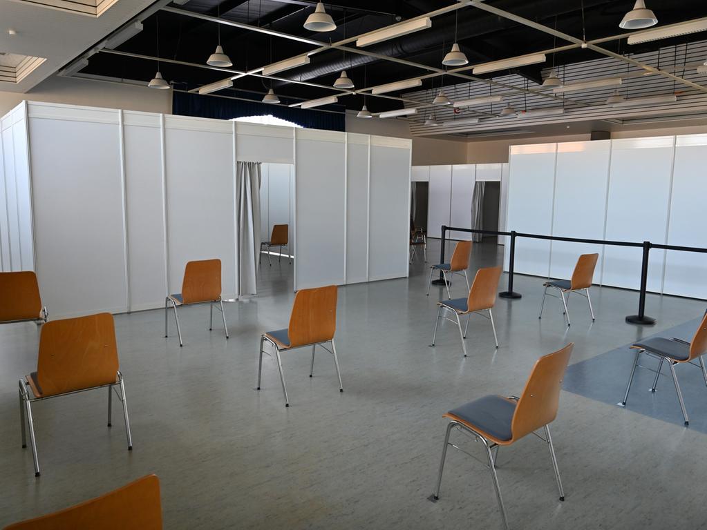 So sieht es in der Georg-Hänfling-Halle aus, in der ab Mittwoch nach Ostern gegen Covid-19 geimpft werden soll. So sieht es in der Georg-Hänfling-Halle aus, in der ab Mittwoch nach Ostern gegen Covid-19 geimpft werden soll.
