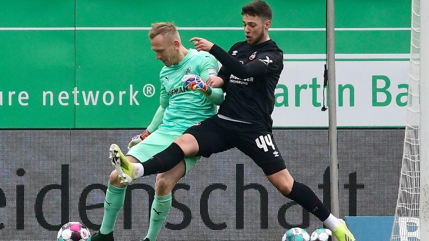 So engagiert wie im Derby gegen Fürth soll Club-Stürmer Erik Shuranov auch gegen Paderborn auftreten.