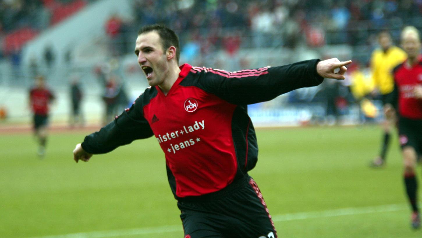 Robert Vittek traf beim 3:2 des 1. FC Nürnberg gegen Kaiserslautern am Ostersonntag im Jahr 2006 gleich doppelt.