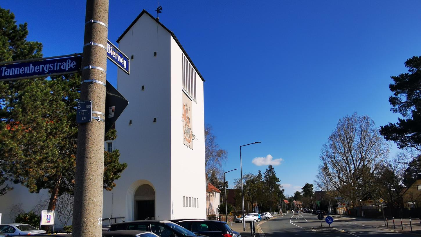 Noch herrscht hier freie Fahrt: Ab dem 31. Mai verwandelt sich der Bierweg ab der Tannenbergstraße bei St. Georg in Richtung Äußere Bayreuther Straße in eine Einbahnstraße.