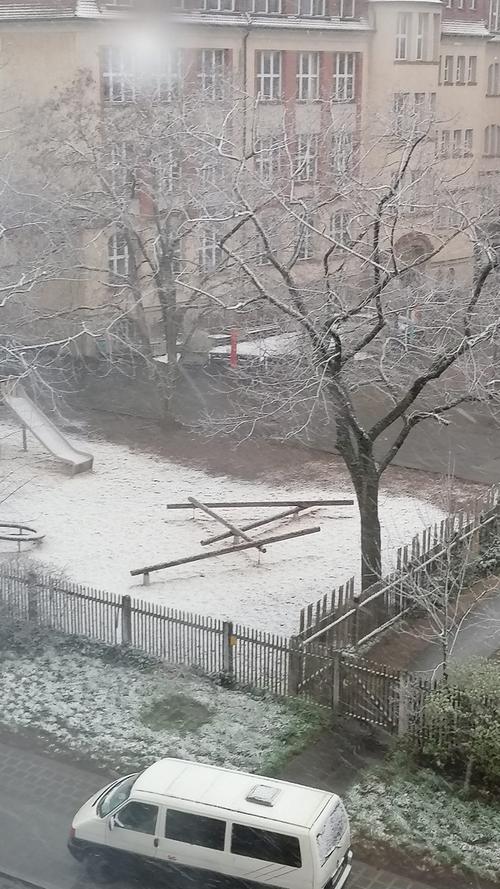 Schneegestöber am Ostermontag: Franken ist weiß überzuckert