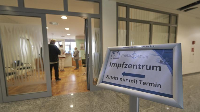 In der früheren Schön-Klinik ist ein Impfzentrum des Medic-Centers entstanden.