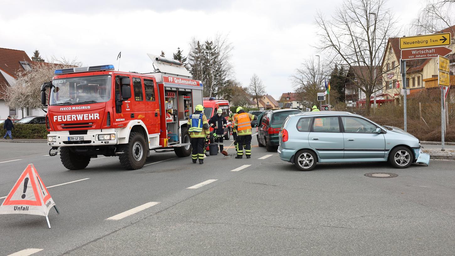 Unfall in Großenseebach: Eine Leichtverletzte