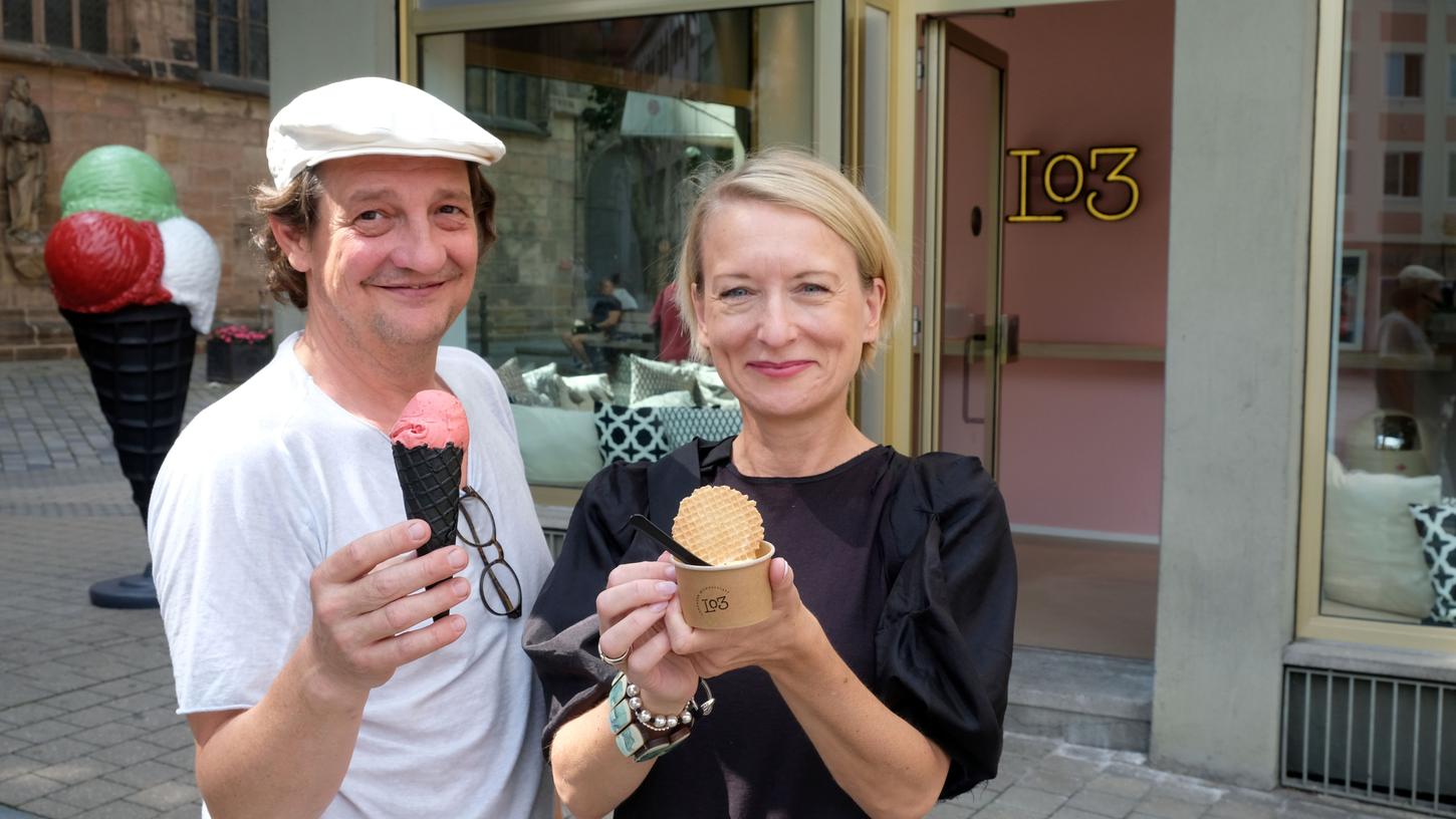 Elisabeth und Frank Papendieck bieten in ihrer "Eisdiele Lo3" ihre Eiskreationen jetzt auch für Daheim an. 