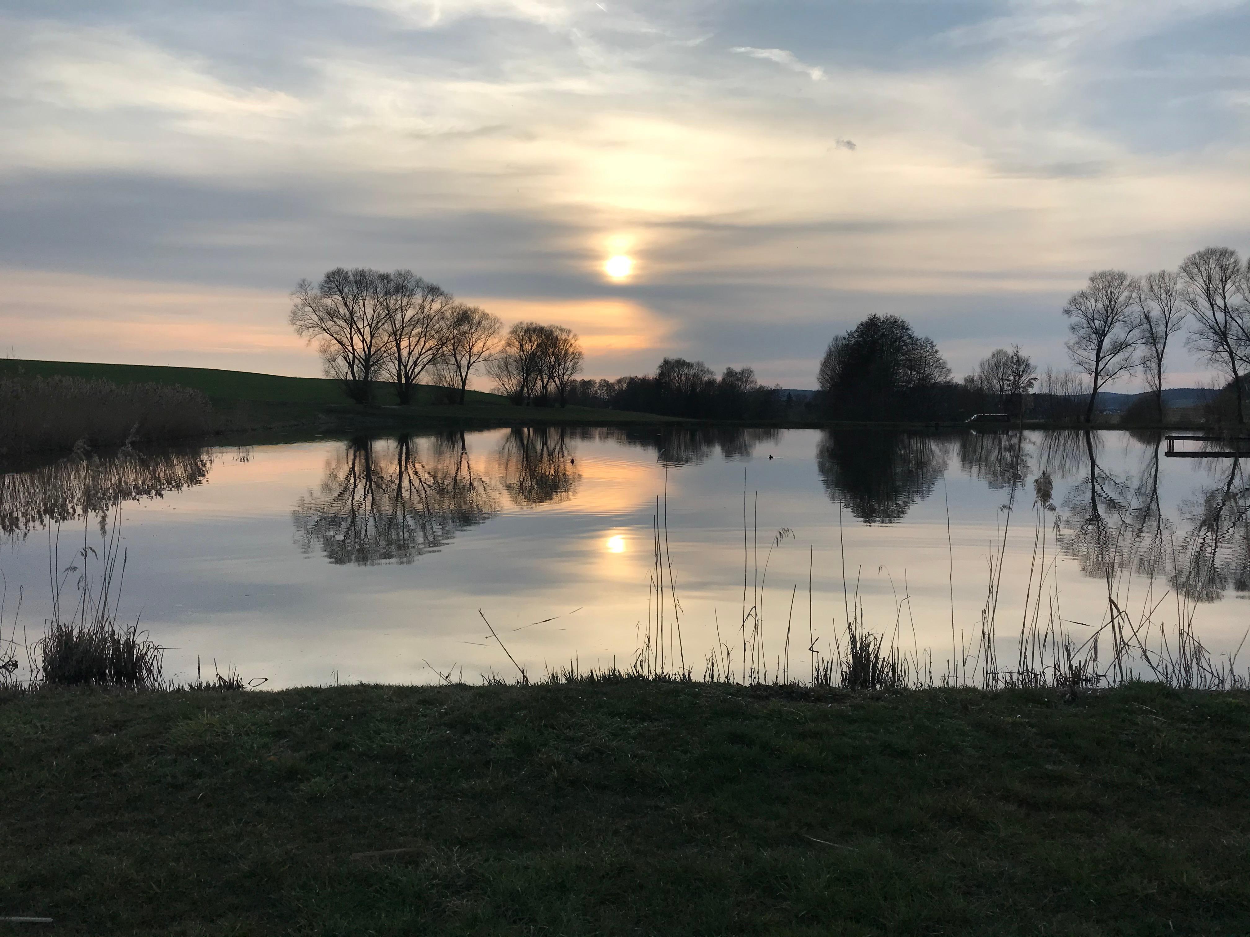 Mit dem Fahrrad hat Hans Peter Kagerer Franken erkundet und dabei diesen schönen Ausblick genießen dürfen. "Weiherlandschaft zwischen Linden und Gerhardshofen, Landkreis Neustadt/Aisch", schreibt er dazu. Das Foto entstand bei einer Mountainbike-Tour "ausgehend von Münchaurach über Kästel, Linden, Gerhardshofen, Birnbaum, Hoholz und Oberreichenbach".