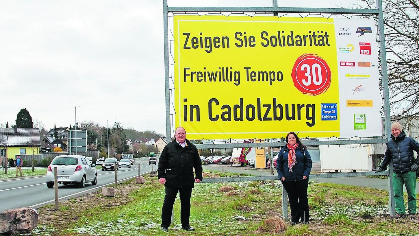 Für Tempo 30: Cadolzburg gibt Gas