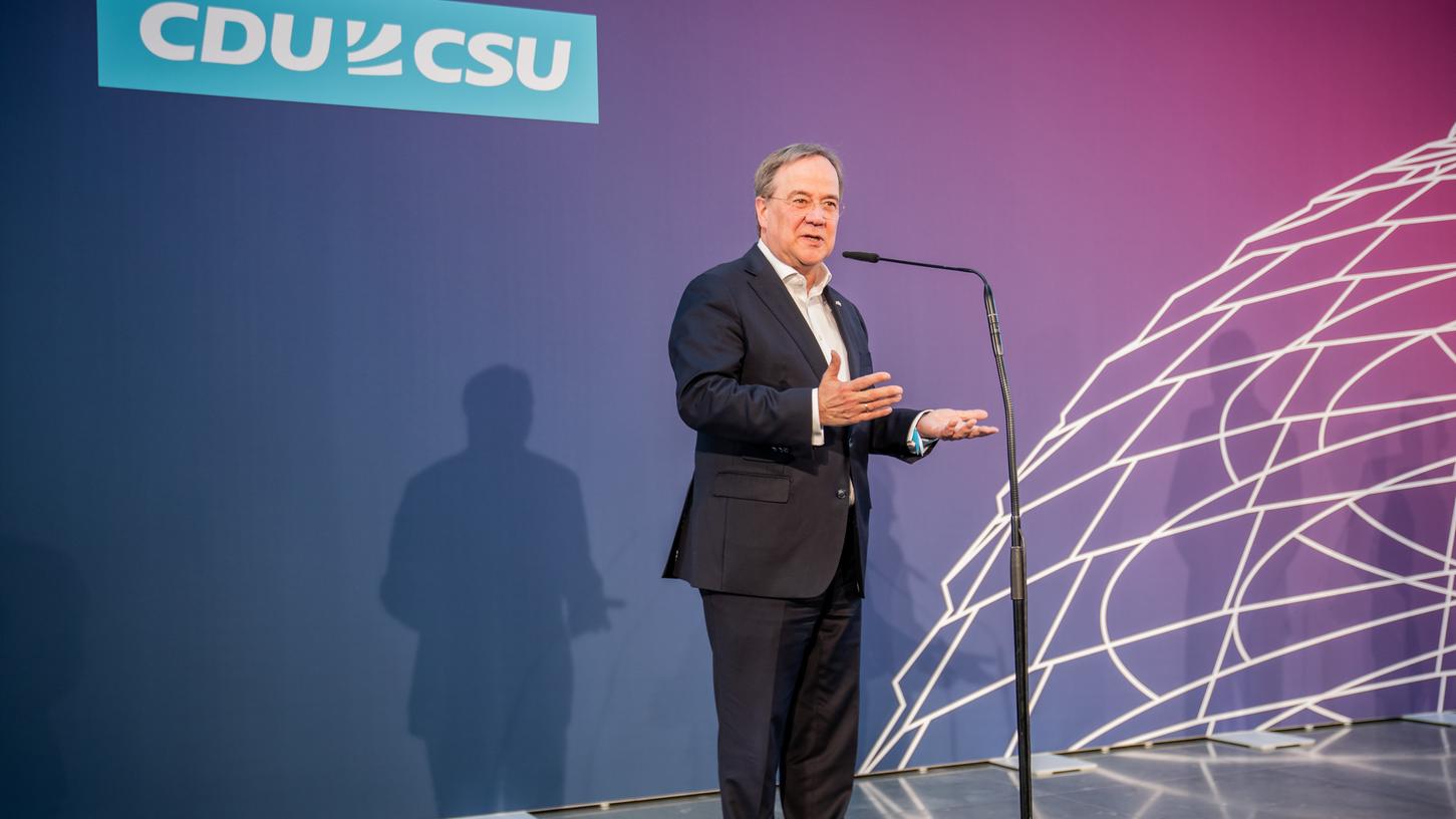Das CDU-Präsidium hat sich mit breiter Mehrheit hinter eine Kanzlerkandidatur von Parteichef Armin Laschet gestellt.