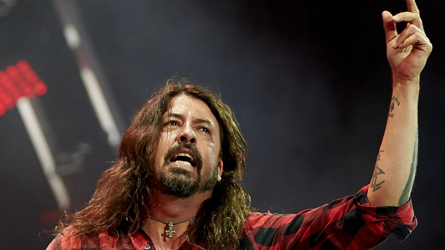 Foo-Fighters Frontmann Dave Grohl beim Rock am Ring 2018.