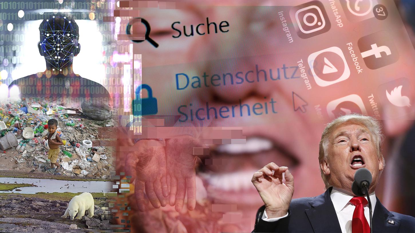 Themen und Probleme, die von Schirach mit seinem Vorstoß anpacken will: Fake News, Umweltverschmutzung, Kinderarbeit und die Übermacht der Daten-Konzerne.
Themen und Probleme, die von Schirach mit seinem Vorstoß anpacken will: Fake News, Umweltverschmutzung, Kinderarbeit und die Übermacht der Daten-Konzerne.