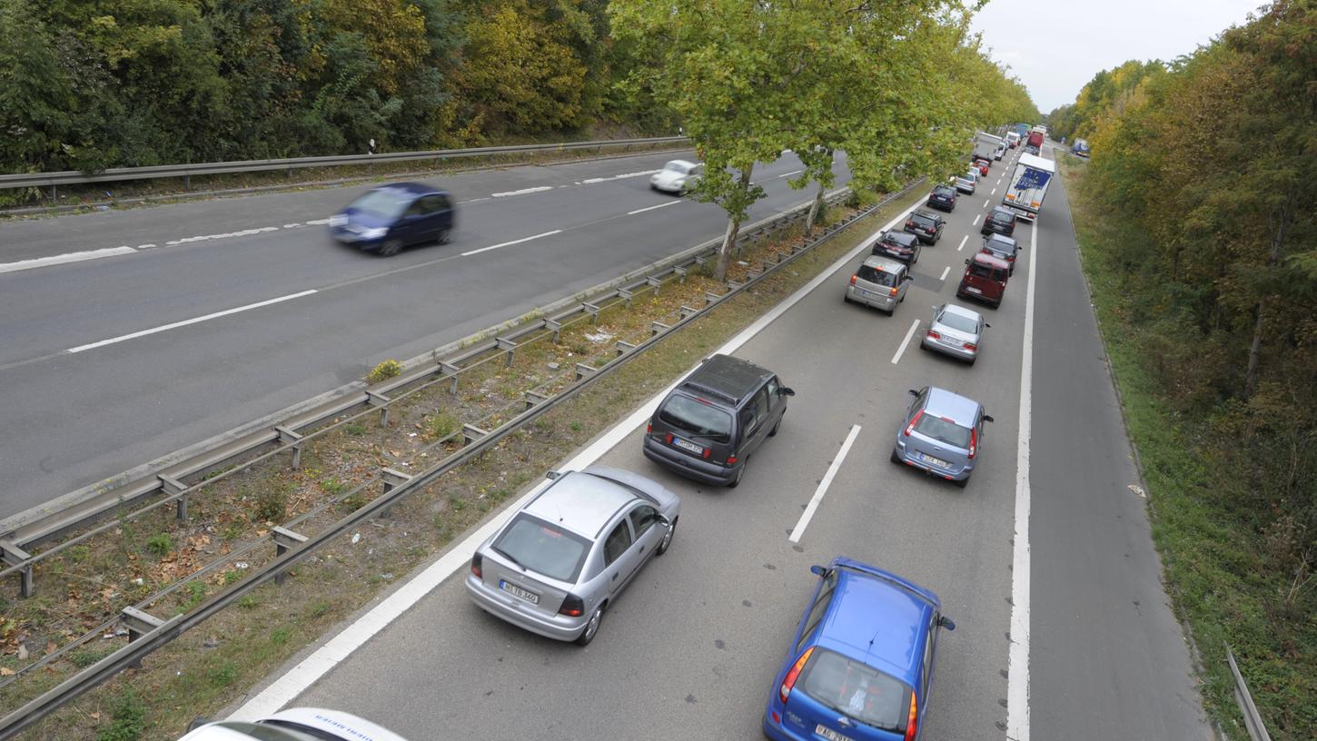 Auf de A73 ist es zu den Vorfällen gekommen. 