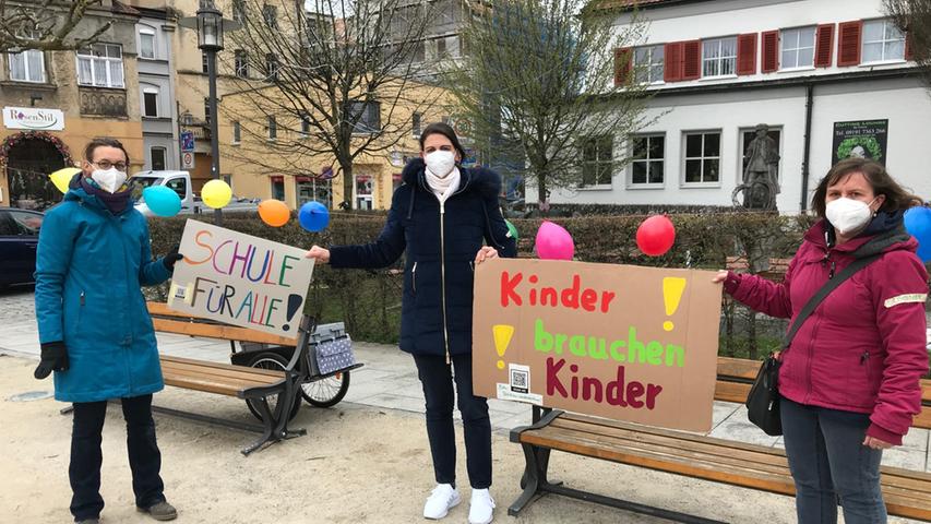 Forchheimer Eltern demonstrieren für Öffnung der Schulen