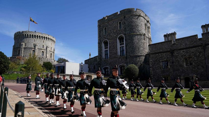Beisetzung von Prinz Philip: Der Auftakt zur Zeremonie in Windsor