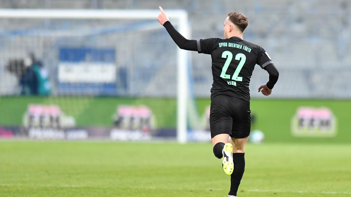 Debüt: Fürths U21-Nationalspieler David Raum erzielte in Darmstadt sein erstes Saisontor.