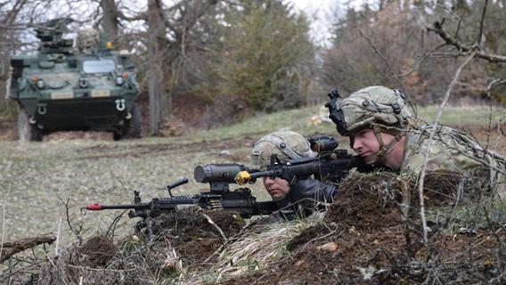 US-Army: "Stryker" aus Vilseck trainieren in Hohenfels