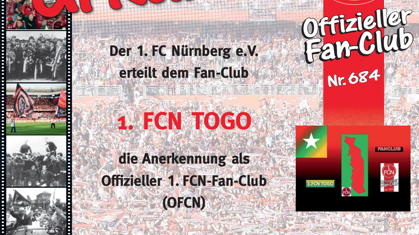 FCN Togo Urkunde