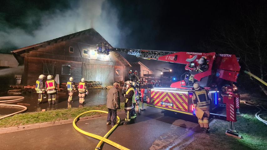 Brand in Zimmerei bei Tirschenreuth