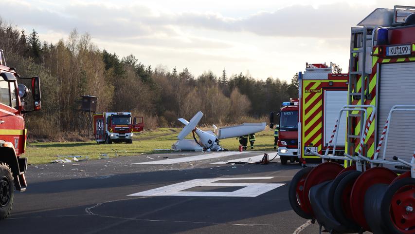 Sportflugzeug stürzt in Oberfranken ab: Zwei Insassen sterben