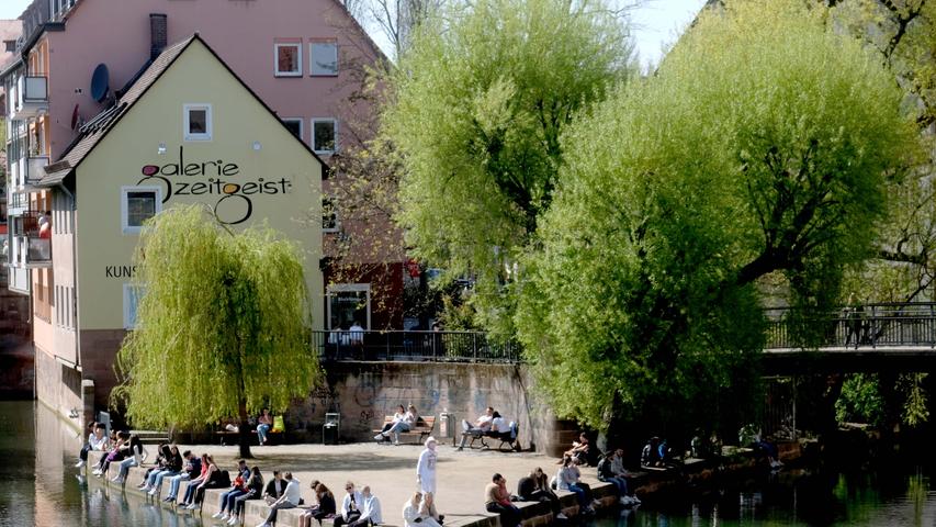 Frühlingserwachen in Nürnberg: Sonne lockt in die Parks und an die Pegnitz