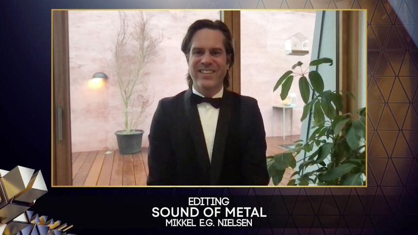 Der dänische Filmeditor Mikkel E. G. Nielsen wurde für seine Arbeit am Film "Sound of Metal" mit dem Oscar in der Kategorie bester Schnitt ausgezeichnet.