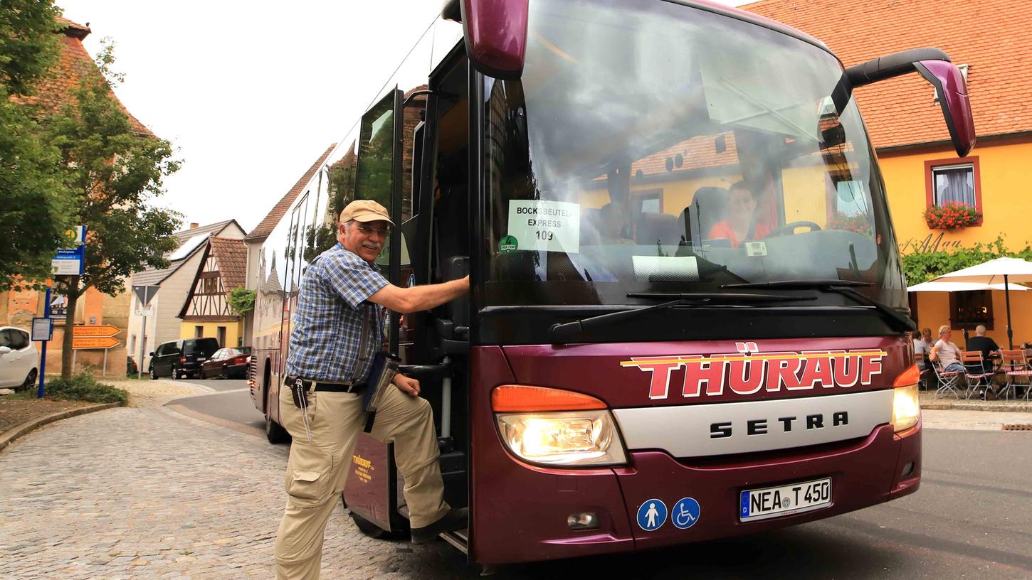 In diesem Jahr kann der „Bocksbeutel-Express“ nicht wie sonst üblich am Maifeiertag an den Start gehen. Foto: Günther Fischer In diesem Jahr kann der „Bocksbeutel-Express“ nicht wie sonst üblich am Maifeiertag an den Start gehen. Foto: Günther Fischer
