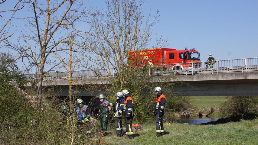 Gunzenhausen: Auto stürzte in die Altmühl - Fahrer verstorben