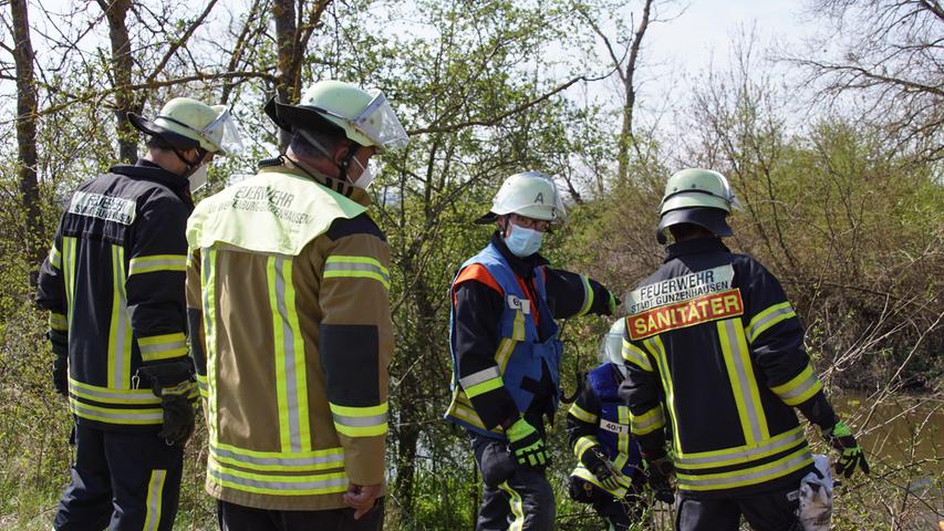 Gunzenhausen: Auto stürzte in die Altmühl - Fahrer verstorben