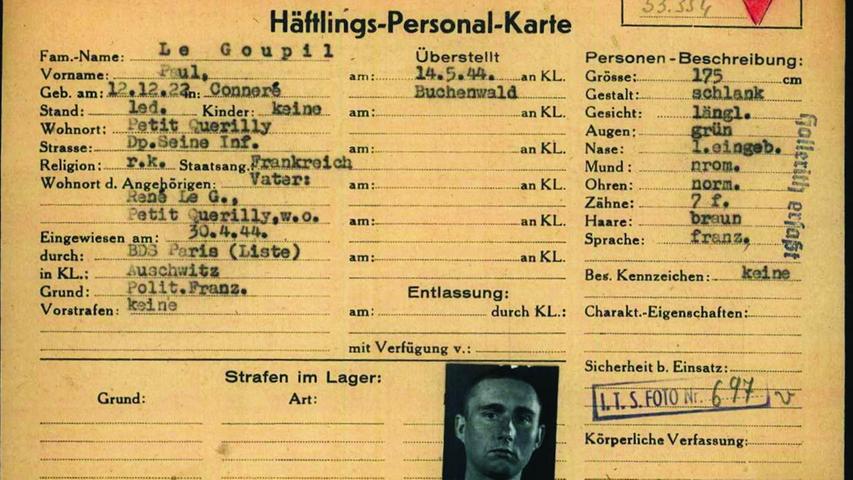 So sehen viele der Häftlingskarten aus. Informationen zu Angehörigen, zum Wohnort oder zum Haftgrund tragen die Freiwilligen dann in digitale Formulare ein.
So sehen viele der Häftlingskarten aus. Informationen zu Angehörigen, zum Wohnort oder zum Haftgrund tragen die Freiwilligen dann in digitale Formulare ein.