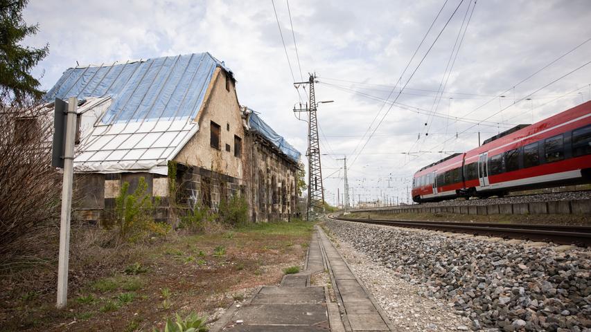 Vor dem Verfall: Fürths Lokschuppen ist ein Denkmal der Bahnhistorie