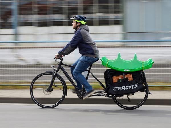 Drahtesel als Lastesel: Auch ein Longtail bietet gute Transportmöglichkeiten. Drahtesel als Lastesel: Auch ein Longtail bietet gute Transportmöglichkeiten.