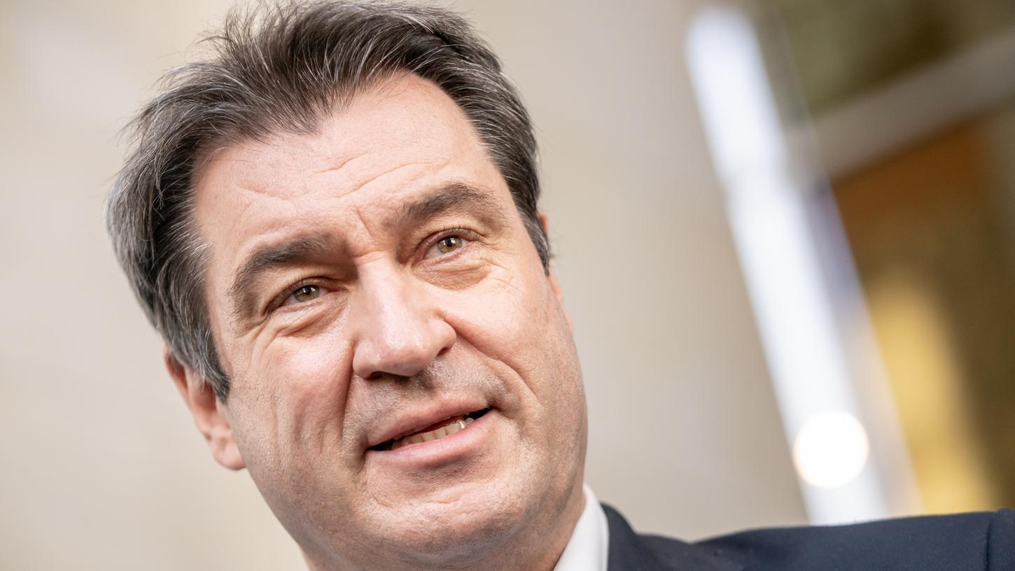 Bayerns Ministerpräsident und CSU-Chef Markus Söder ist mit Blick auf die Chancen der Union bei der Bundestagswahl optimistisch.