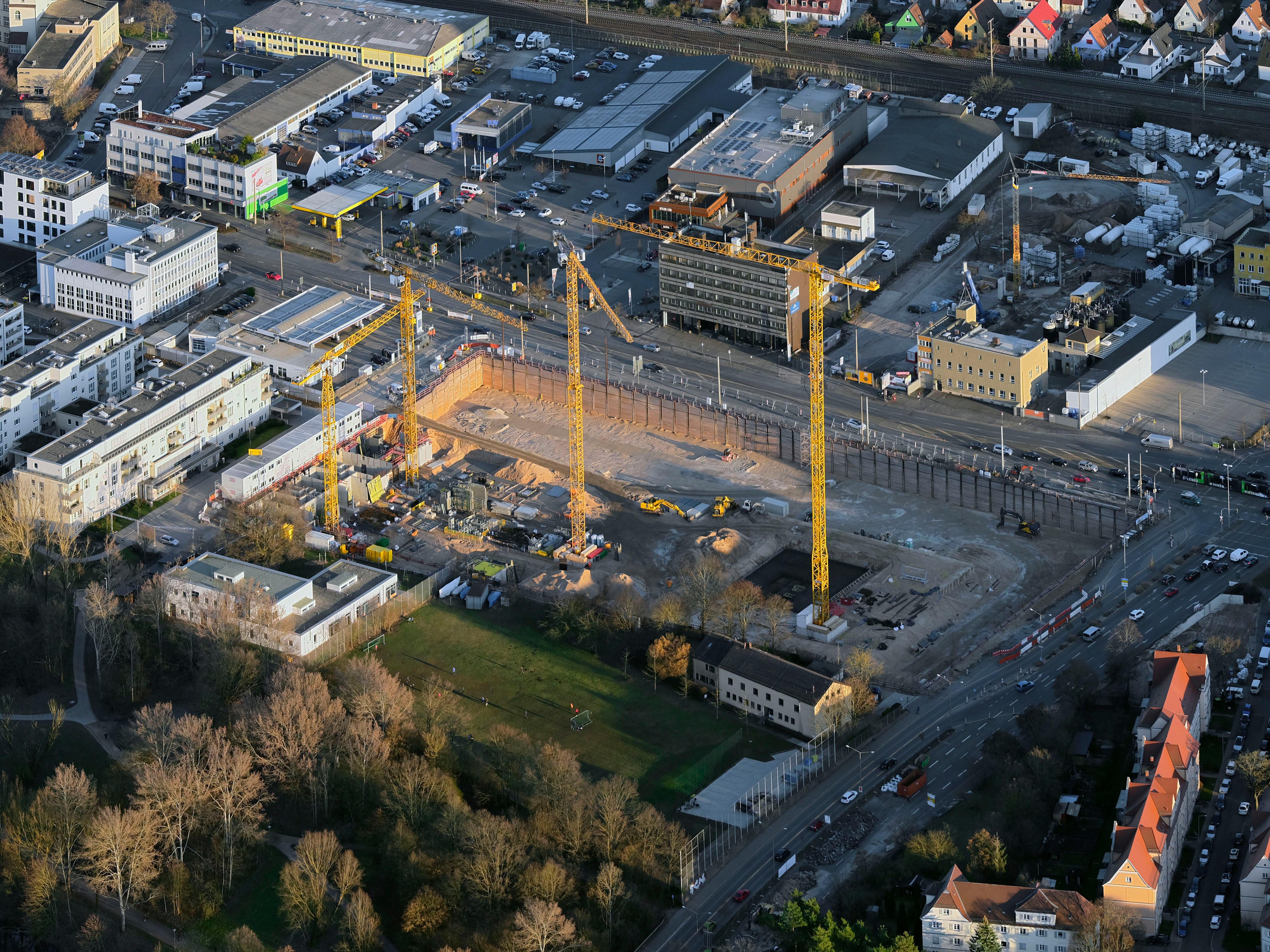 Luftbild: ehem. Coca-Cola Areal