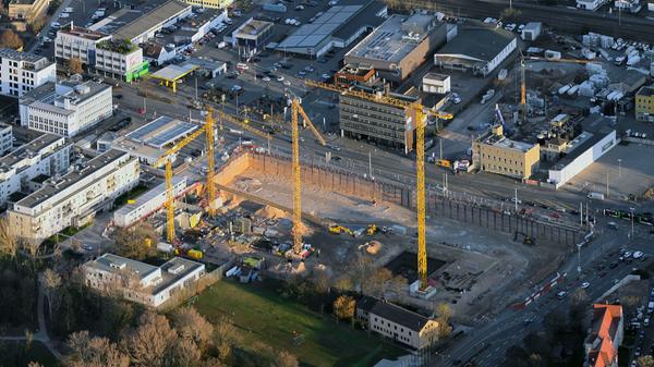 Luftbild: ehem. Coca-Cola Areal