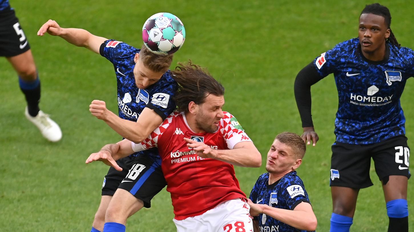 In einem umkämpften Duell ergatterte die Hertha einen Punkt gegen Mainz.