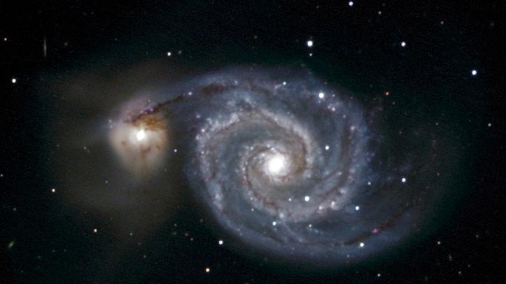 Neumarkter Sternwarte zeigt eine gefräßige Galaxie
