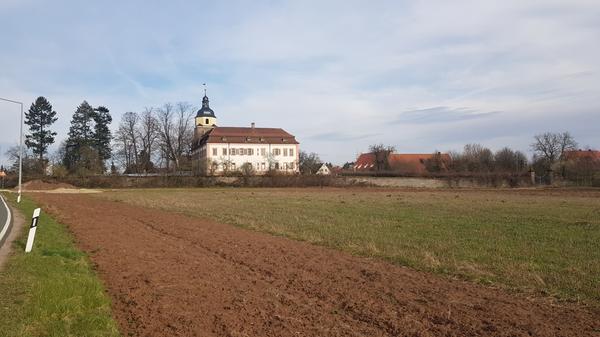Das Hallerschloss, ein Blickfang.