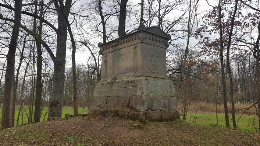 Hier liegt ein Herz begraben, das Herz des Reichsfreiherrn Johann Sigmund Haller. 