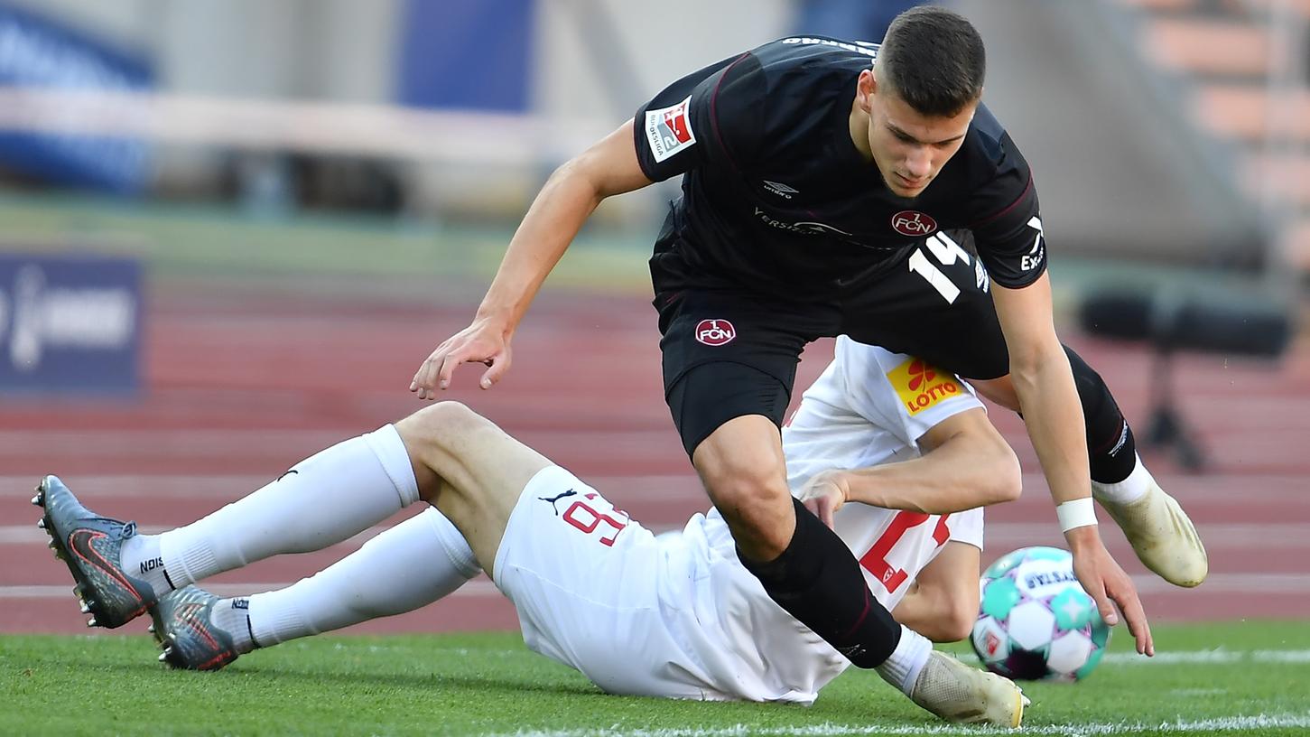 Unaufhaltsam: Tom Krauß ist aus der Elf des 1. FC Nürnberg mittlerweile nicht mehr wegzudenken.