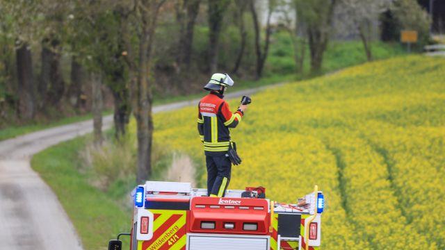 Auch die Feuerwehr ist auf der Suche nach dem Känguru.