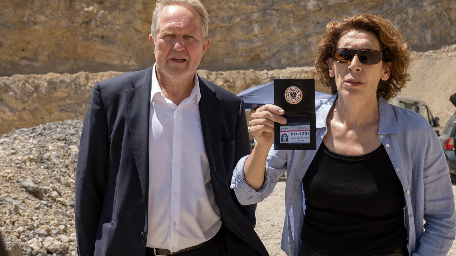 Bibi Fellner (Adele Neuhauser) und Moritz Eisner (Harald Krassnitzer) in Bibi Fellner (Adele Neuhauser) und Moritz Eisner (Harald Krassnitzer) in