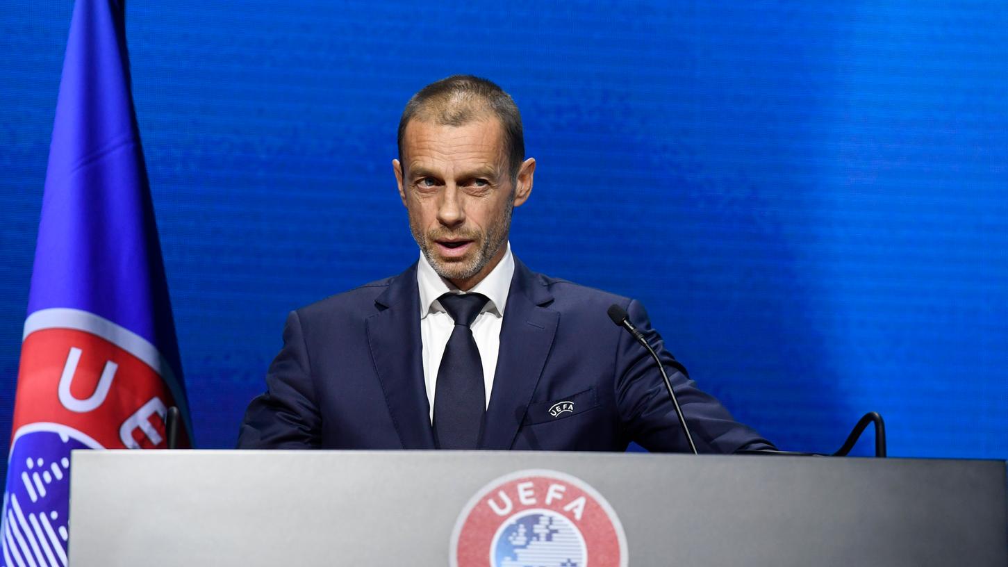 Uefa-Präsident Aleksander Ceferin kritisierte die Super League scharf.