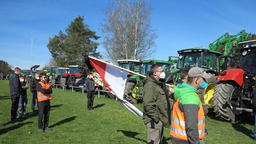 Bauern protestierten bei CSU-Versammlung