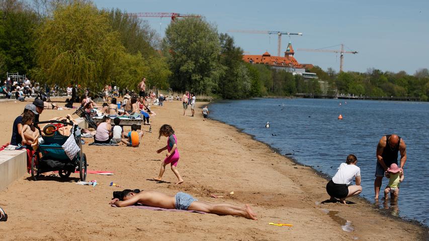 Sonne in der City: Frühling lockt am Muttertag in Nürnberg an die frische Luft