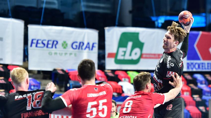 HC Erlangen lässt gegen Abstiegskandidaten Ludwigshafen Federn