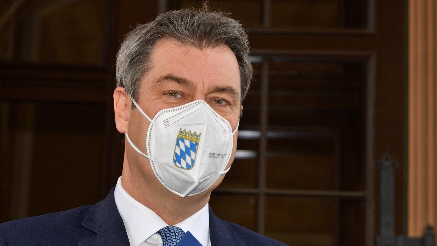 Der Bayerische Ministerpräsident Markus Söder, CSU, hält eine Verlängerung des Lockdowns für möglich.
Der Bayerische Ministerpräsident Markus Söder, CSU, hält eine Verlängerung des Lockdowns für möglich.