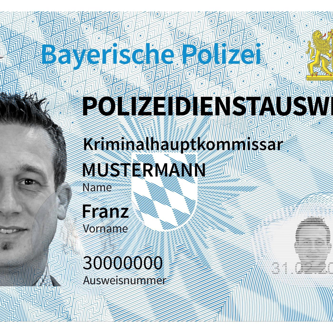 Neue Polizeiausweise in Bayern: So erkennen Sie eine Fälschung