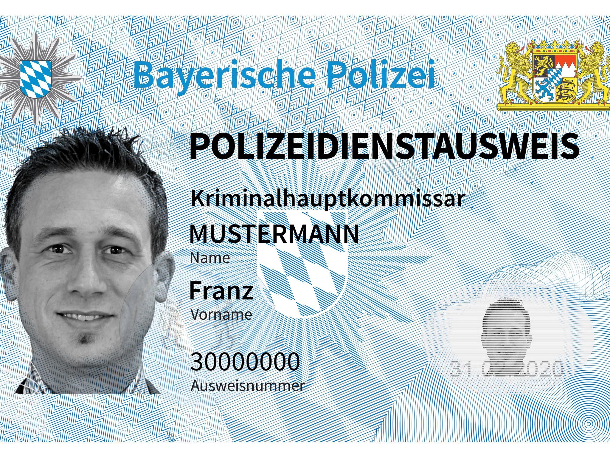 Neue Polizeiausweise in Bayern: So erkennen Sie eine Fälschung